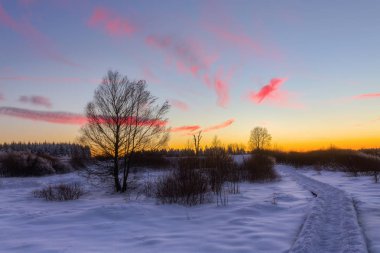 gün batımı resmi yüksek Vens, Belçika