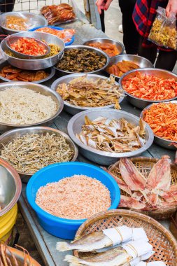 piyasa ahır ile deniz ürünleri Tai o, Hongkong