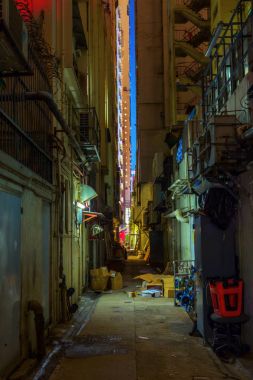 Geceleri, Kowloon, Hong Kong, Backstreet