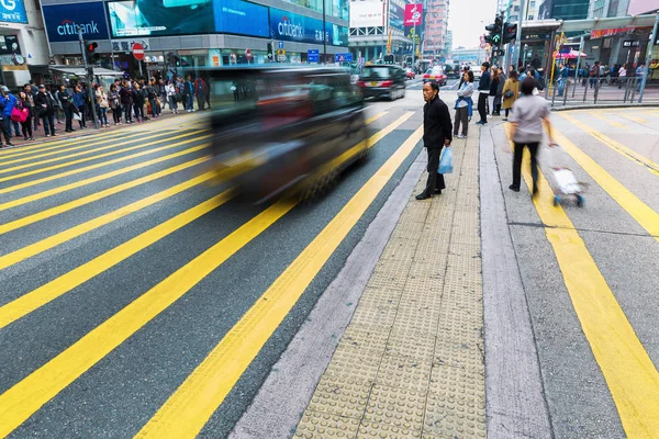 Scena di strada a Kowloon, Hong Kong — Foto Stock