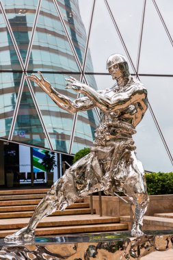 savaş sanatı Hong Kong Exchange meydanında Heykel Sergisi