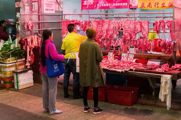 På ett slakteri i Kowloon, Hongkong — Stockfoto