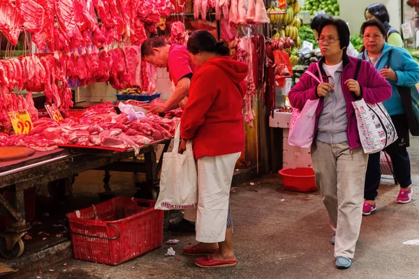 At a butchery in Kowloon, Hong Kong — Stock Photo, Image