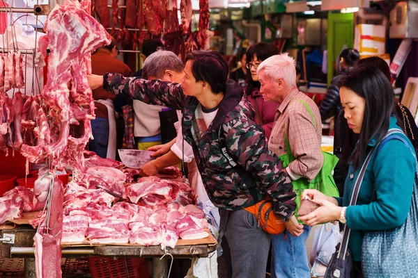 At a butchery in Kowloon, Hong Kong — Stock Photo, Image