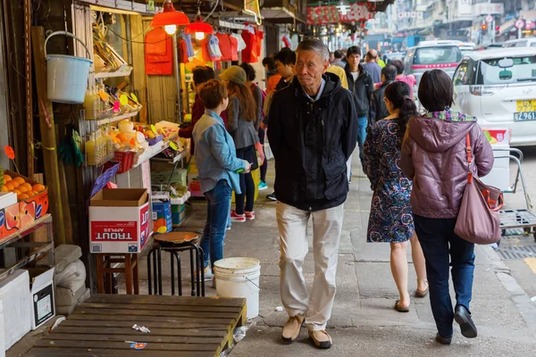 Gatubilden i Kowloon, Hongkong — Stockfoto