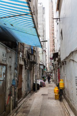 tipik backstreet Kowloon, Hong Kong