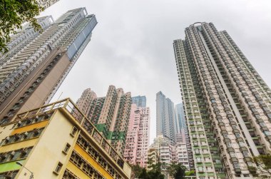 kowloon, hong kong içinde gökdelenler
