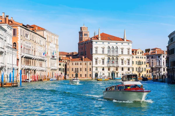 Scena al Canal Grande di Venezia — Foto Stock