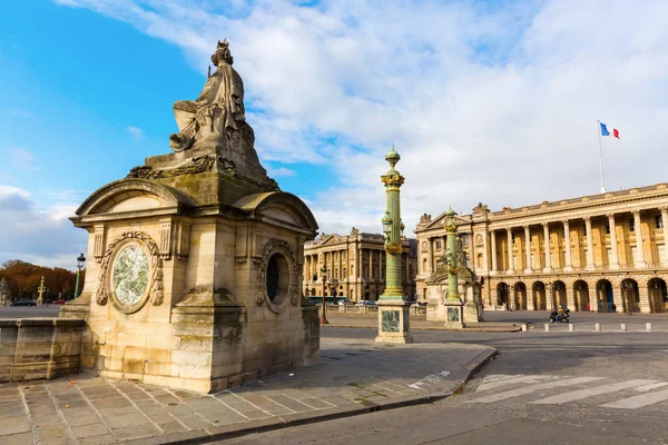 Vista de la Plaza de la Concordia de París —  Fotos de Stock