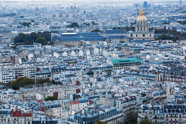 Paris, Fransa üzerinden havadan görünümü — Stok fotoğraf