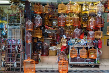 Kowloon, Hong Kong kuş pazarı