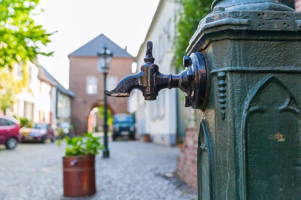 Vue sur la rue à Bedburg Alt-Kaster, Allemagne — Photo