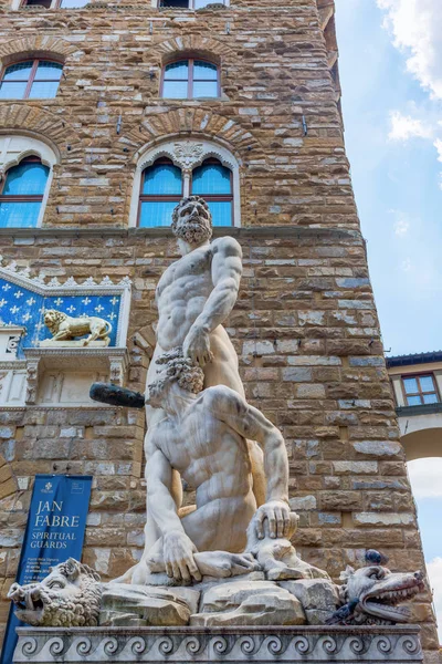 Estátua na Piazza della Signoria, Florença — Fotografia de Stock