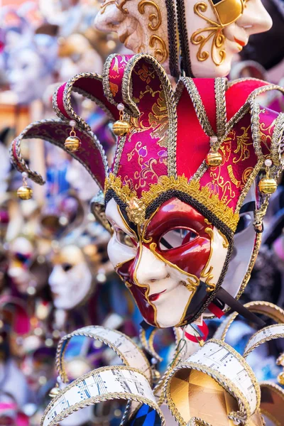 Barevné masky benátského karnevalu — Stock fotografie