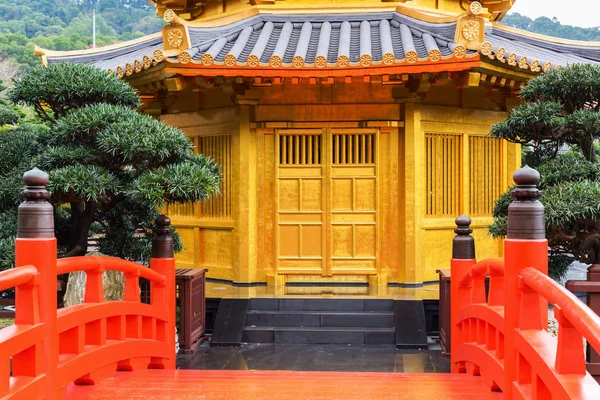 Pavilhão do Jardim Nan Lian em Hong Kong — Fotografia de Stock