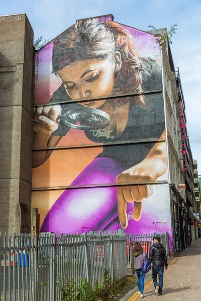 Street art a Glasgow, Regno Unito — Foto Stock