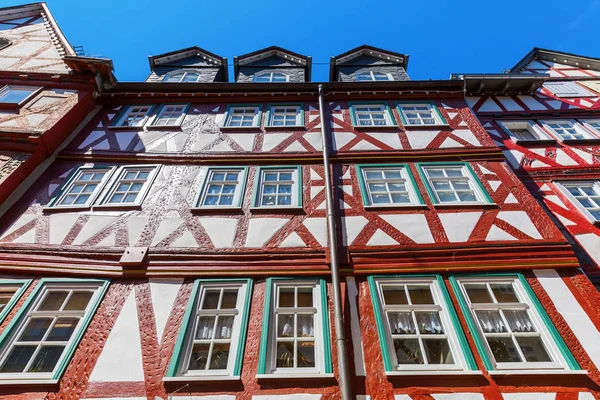 Facades of old buildings in Herborn, Germany — Stock Photo, Image