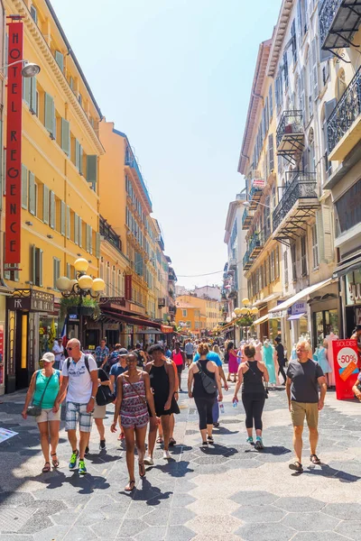 Shopping street en Niza, Sur de Francia —  Fotos de Stock