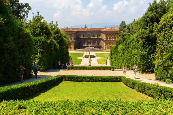 Сады Боболи во Флоренции, Тоскана, Италия — стоковое фото