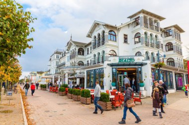 Ahlbeck şehir görünümünü Usedom Adası, Almanya