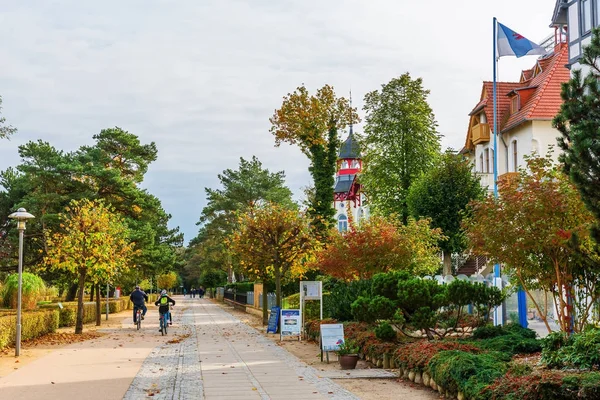 Paseo marítimo de Zinnowitz, Usedom, Alemania — Foto de Stock