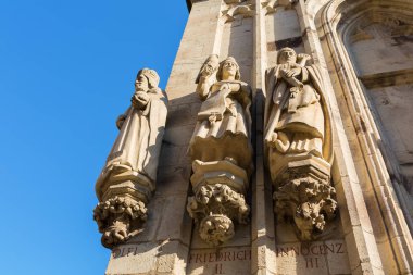 Köln'ün eski Belediye Binası cephe detay
