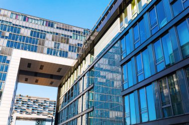 Köln, Almanya Rheinauhafen ünlü vinç ev
