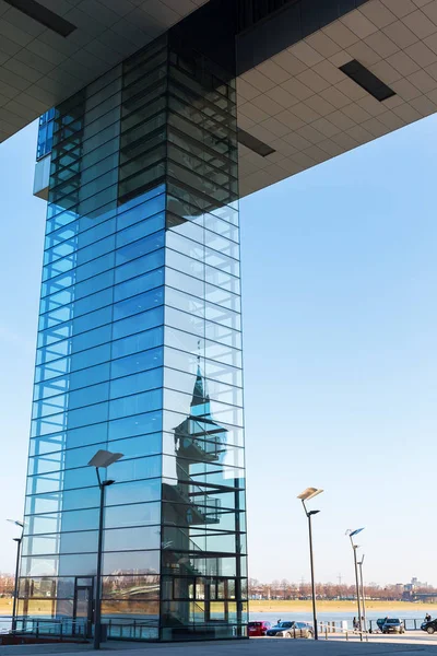 Famous crane houses at the Rheinauhafen in Cologne, Germany — Stock Photo, Image