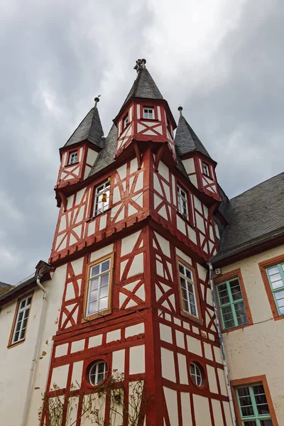 Tower of the broemser hof in Ruedesheim am Rhein — Stock Photo, Image