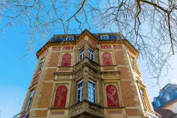 Historická budova v Worms, Německo — Stock fotografie