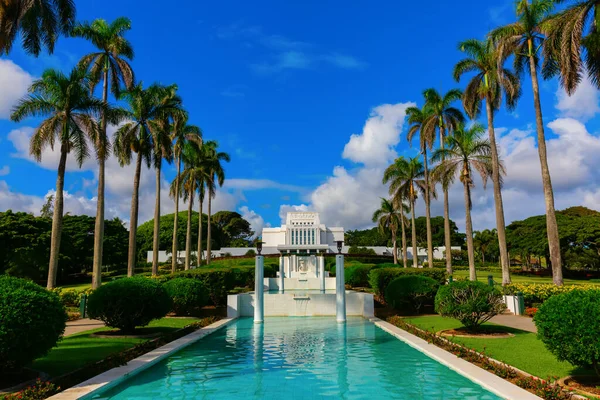 Laie Oahu Hawaii November 2019 Laie Hawaii Temple Oahu Temple — Stock Photo, Image