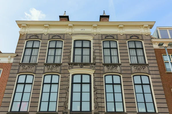 Picture Facade Historic Building Goes Netherlands — Stock Photo, Image
