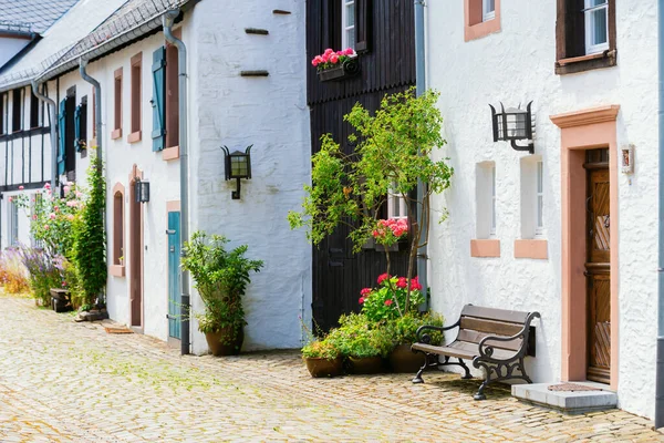 Bild Alter Häuser Kronenburg Eifel Deutschland — Stockfoto