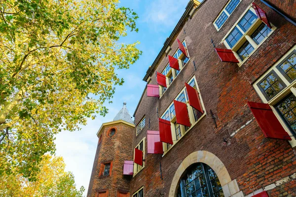 Budynek Waag Amsterdamie Holandia — Zdjęcie stockowe