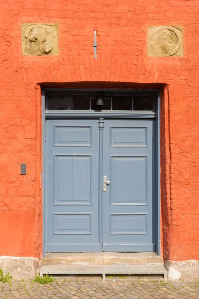 Foto Van Een Oude Deur Stralsund Duitsland — Stockfoto