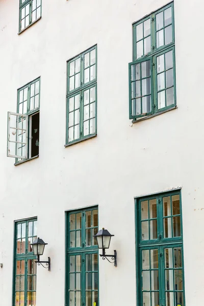Facade Windows Old Building Wolgast Germany — Stock Photo, Image