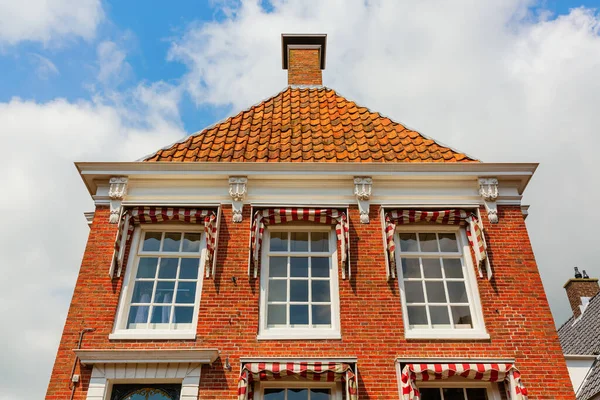 Picture Typical Dutch House Appingedam Netherlands — Stock Photo, Image