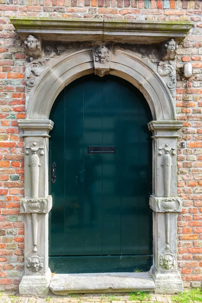 Foto Van Een Historische Deur Veere Nederland — Stockfoto