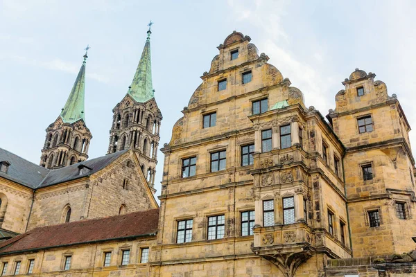 ドイツ バイエルン州バンベルク大聖堂の眺め — ストック写真