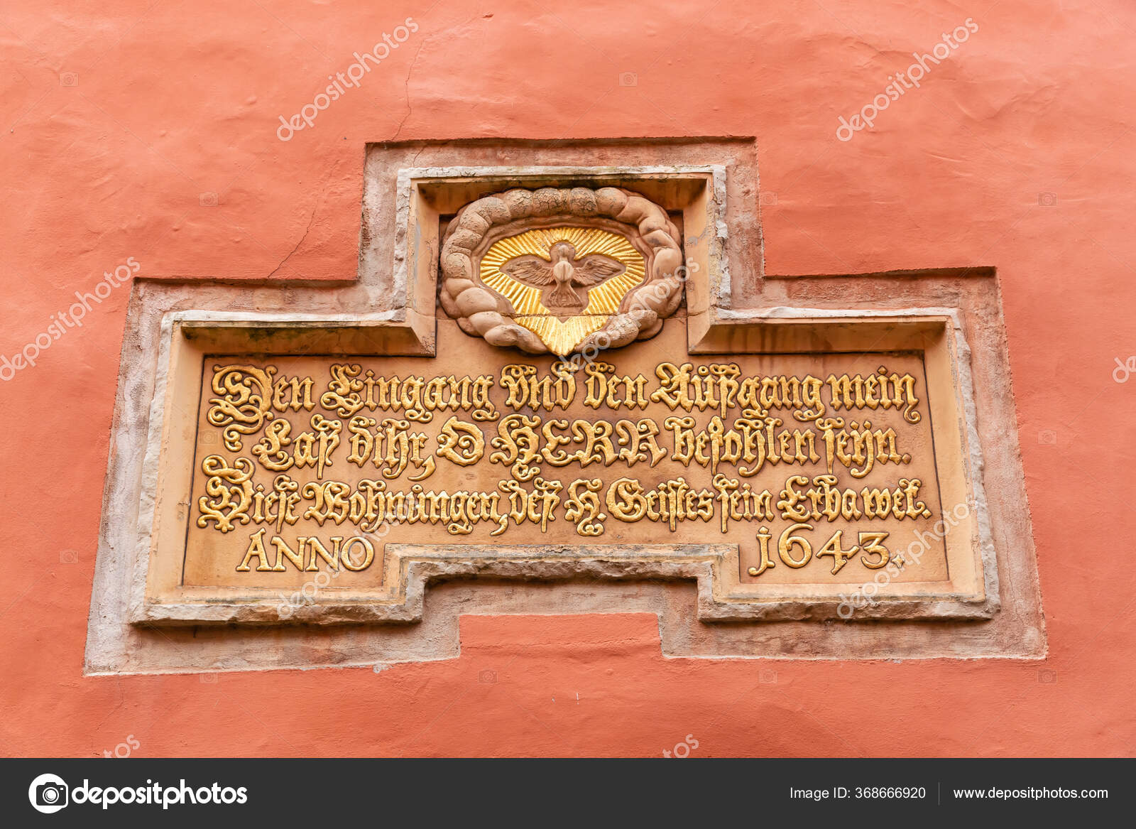 Stralsund Germany May 2018 Detail Historic Building Stralsund Historic