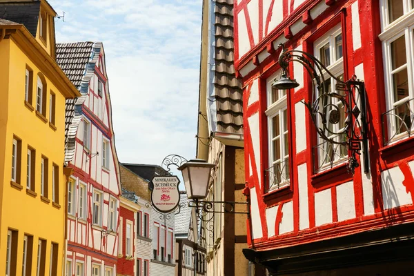 Linz Rhein Germany May 2018 Half Timbered Houses Old Town — Stock Photo, Image