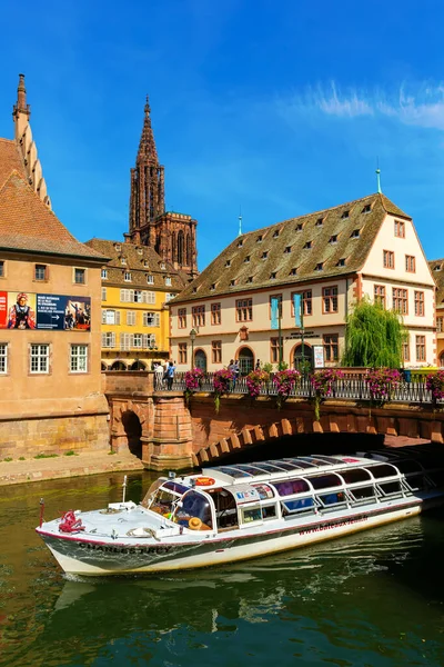 Strasbourg Fransa Eylül 2018 Strasbourg Daki Grande Ile Şehrinin Manzarası — Stok fotoğraf