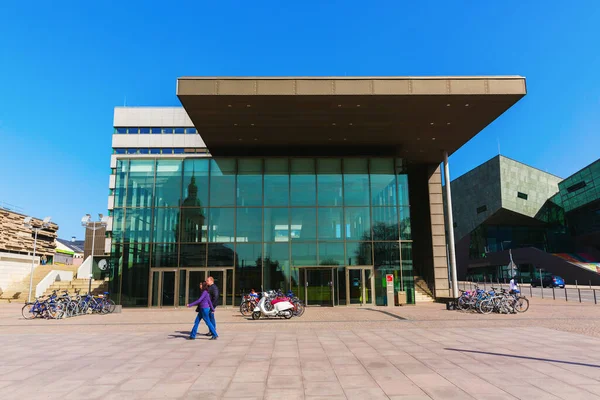 Darmstadt Germany April 2018 Main Entrance Technical University Darmstadt Unidentified — Stock Photo, Image