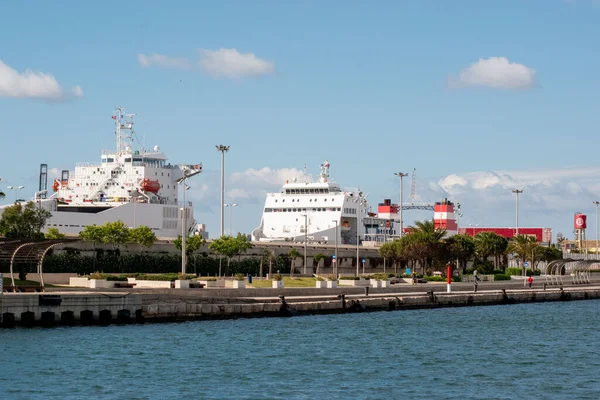Porto Carga Navios Carga — Fotografia de Stock