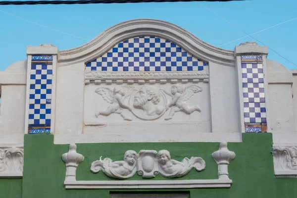 Деталь Фасада Дома Испанском Стиле — стоковое фото