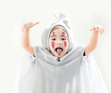 hayalet Suite beyaz Asyalı kız