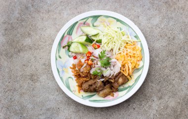 Fry pirinç kapı menü