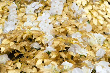 arka plan için yapay çiçek