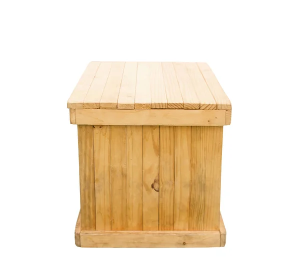 Caja de madera y decoración de silla —  Fotos de Stock