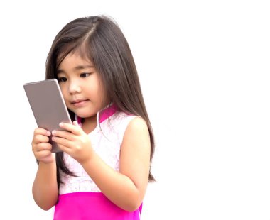 Asyalı kız kullanım mobil